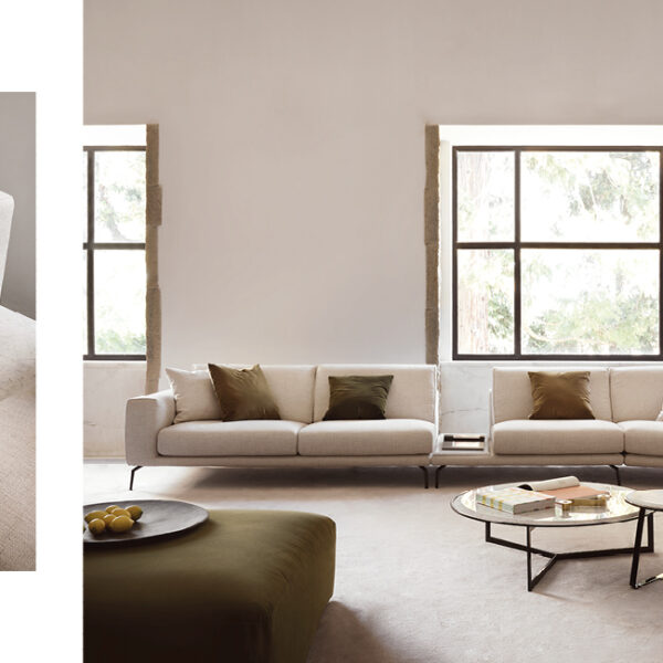 Best Italian sofa with sleek design by Nicoline