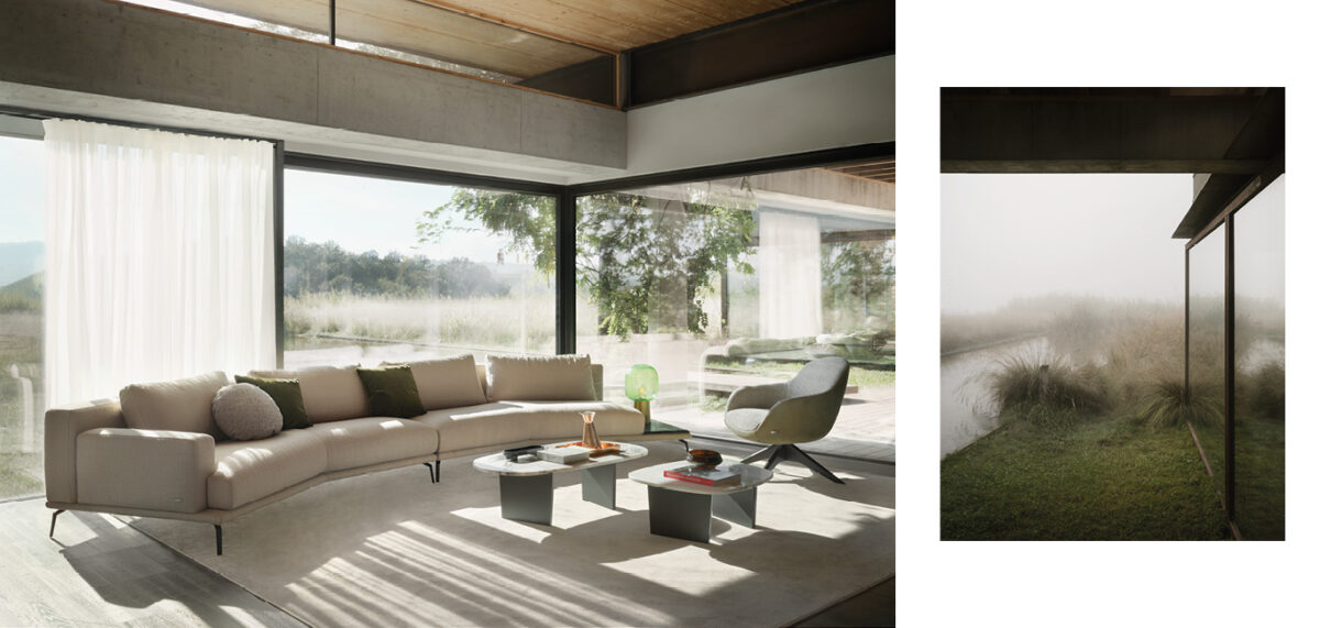 Bovisa modular sofa with bold design by Nicoline