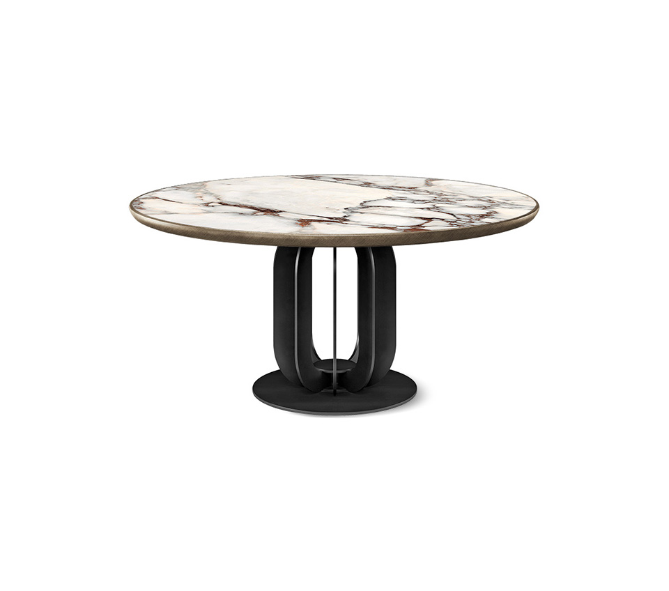 “SOHO Keramik Premium Round by Cattelan Italia – luxury round dining table with high-end ceramic top and sculptural designer base”