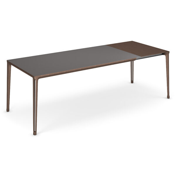 “BOULEVARD Drive by Cattelan Italia – modern Italian extendable dining table with lacquered top and sleek sculptural base”