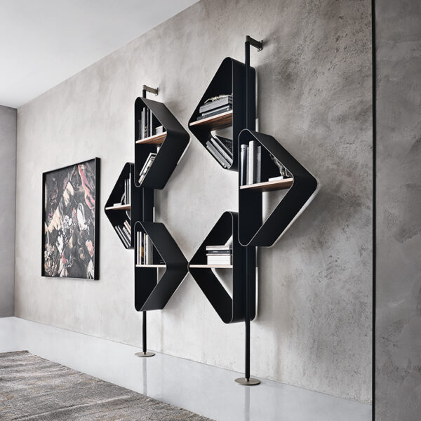 “SPINNAKER by Cattelan Italia – modern Italian extendable dining table with sleek steel base and wood top”
