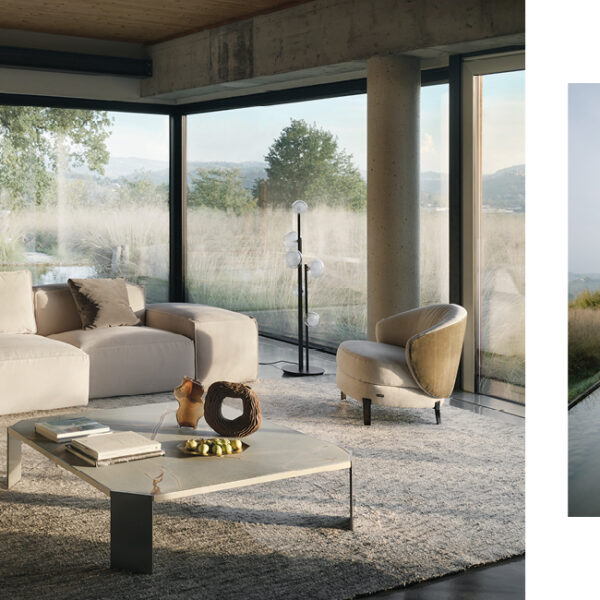 Cairoli Deep Italian sofa with extra depth by Nicoline