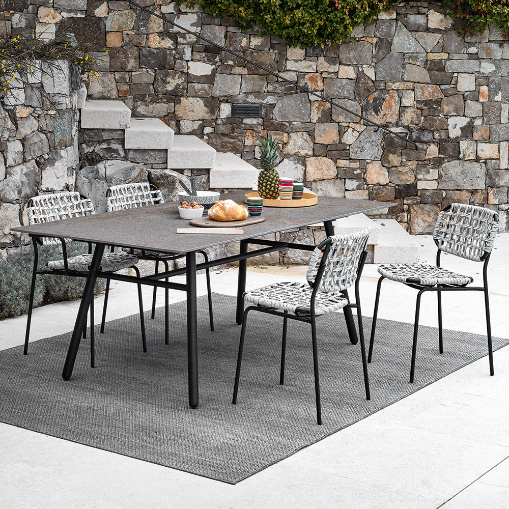 “YO! chair by Connubia – sleek Italian dining chair with rounded backrest and contemporary frame”