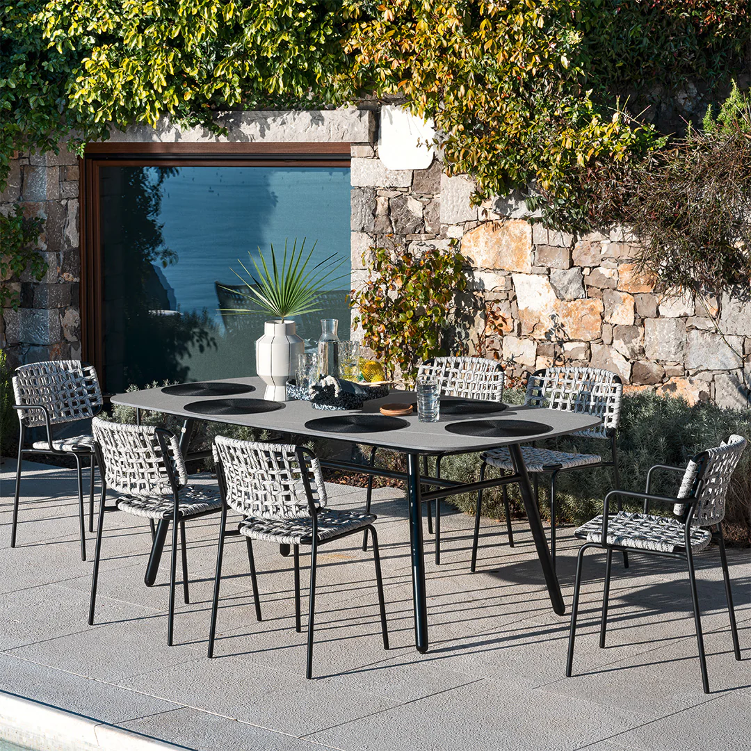 “YO! chair by Connubia – modern Italian design with sculpted backrest and slim metal legs, ideal for contemporary dining spaces”
