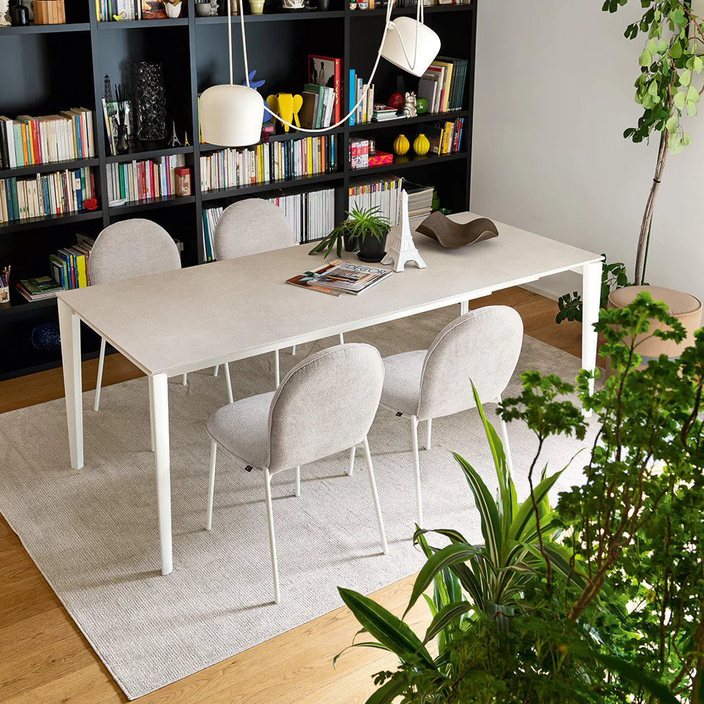 “RILEY MID by Connubia designer dining chair – modern materials and refined ergonomic form”