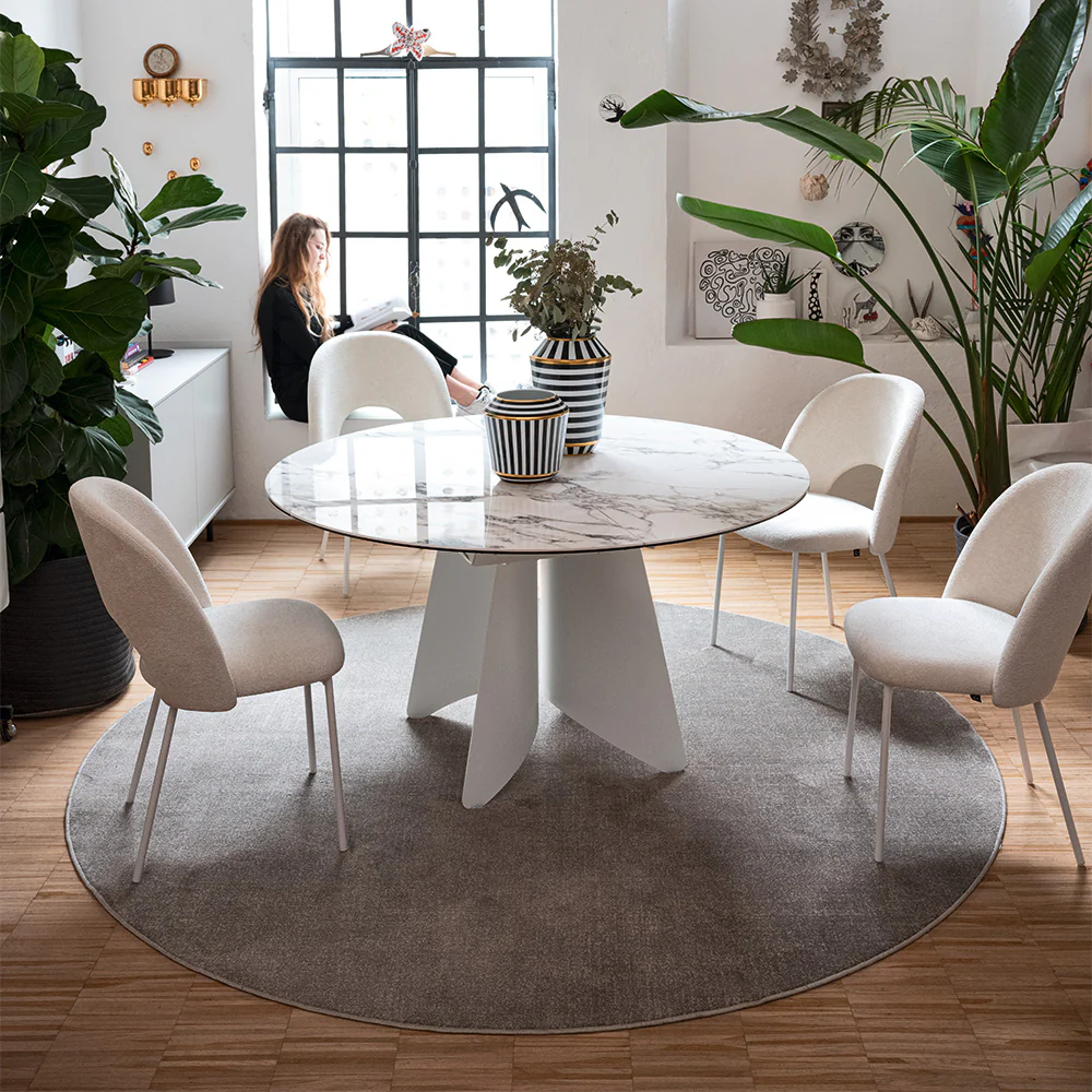 “VULLY dining chair by Connubia in a modern interior – versatile design blending comfort and aesthetics”