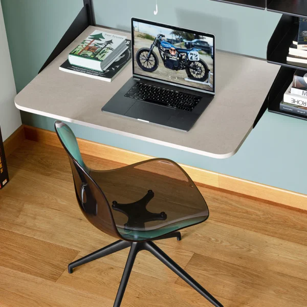 “ACADEMY by Connubia modern Italian chair – molded polypropylene shell with sleek metal legs”