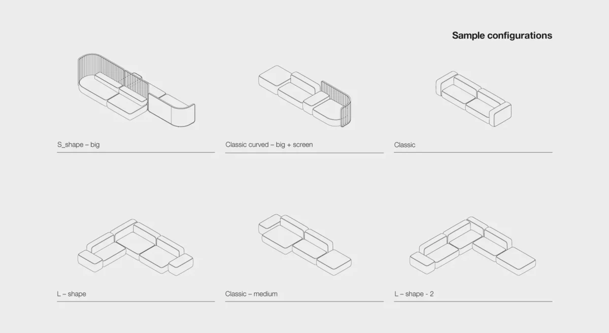 S-Shape Big by Lapalma with a sophisticated, minimalist appeal