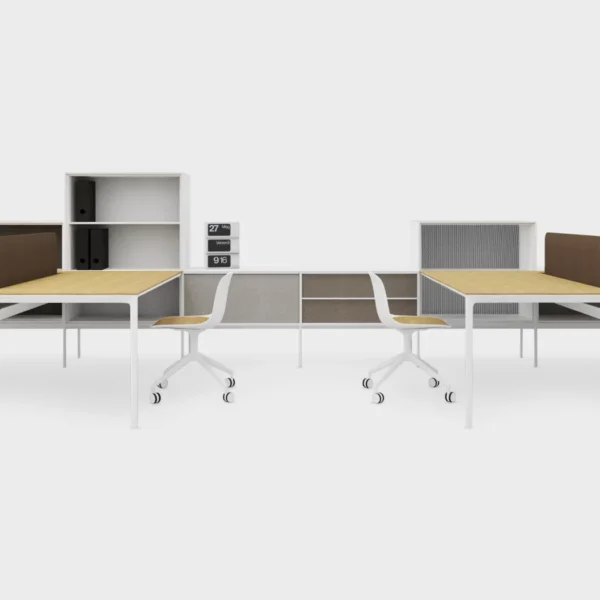 Multiple Workstations by Lapalma with a sleek, modern design.