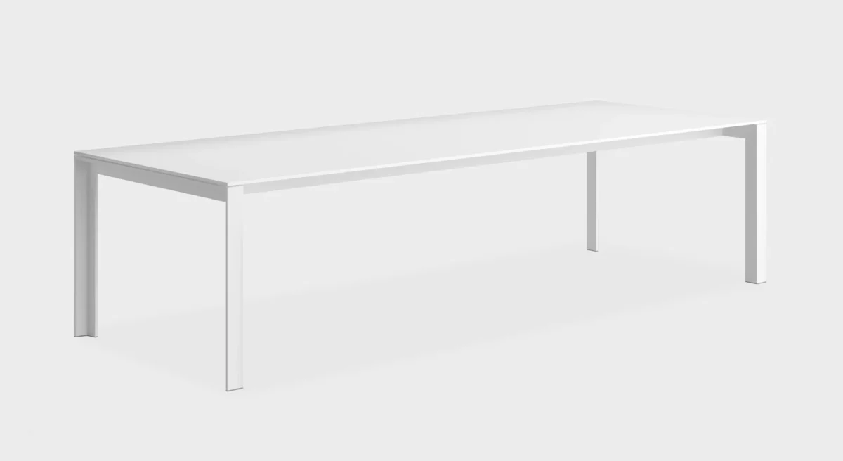 Minimalist outdoor table EP140 by Lapalma featuring a refined, weather-resistant design.