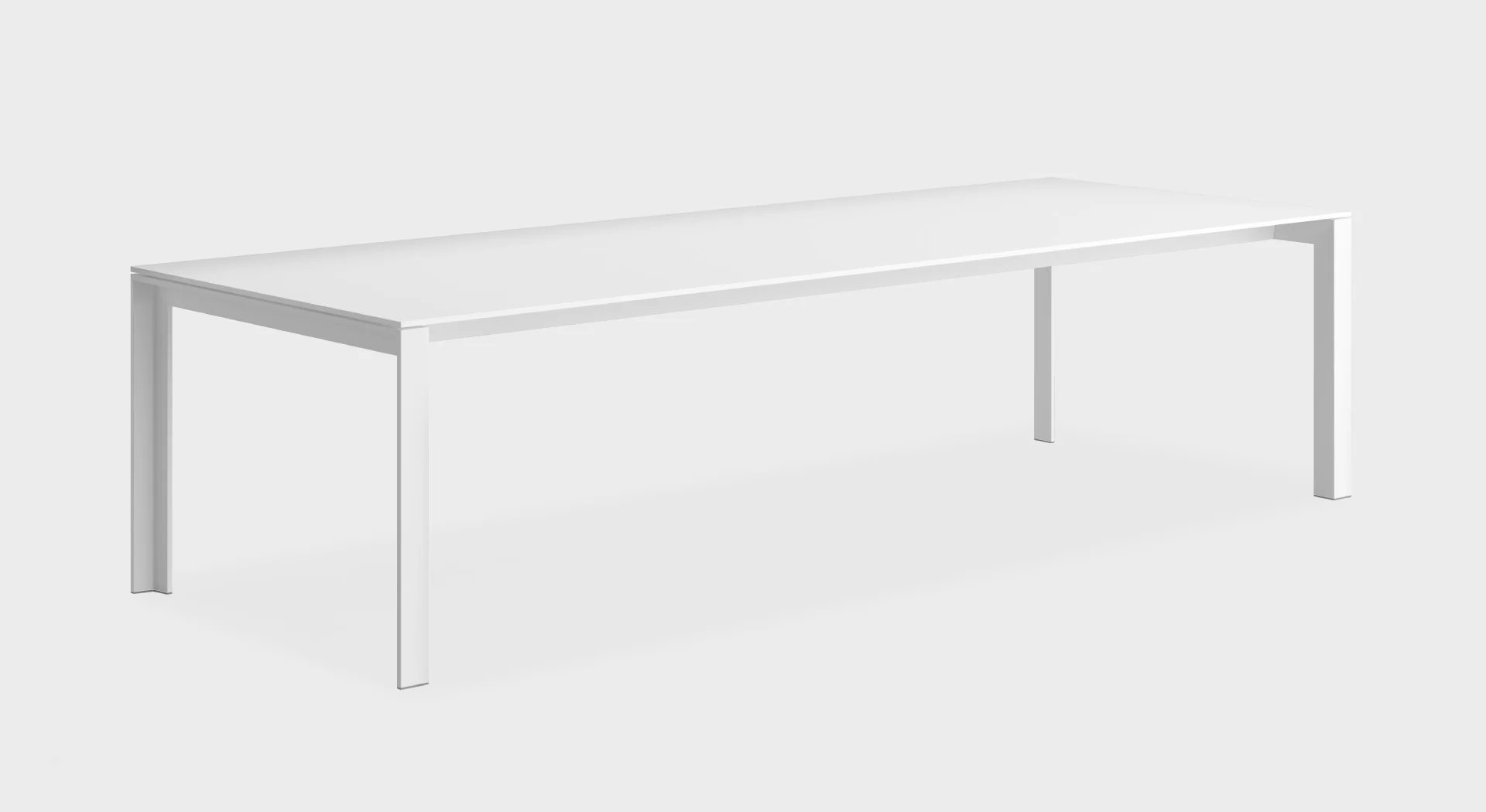 Minimalist outdoor table EP140 by Lapalma featuring a refined, weather-resistant design.