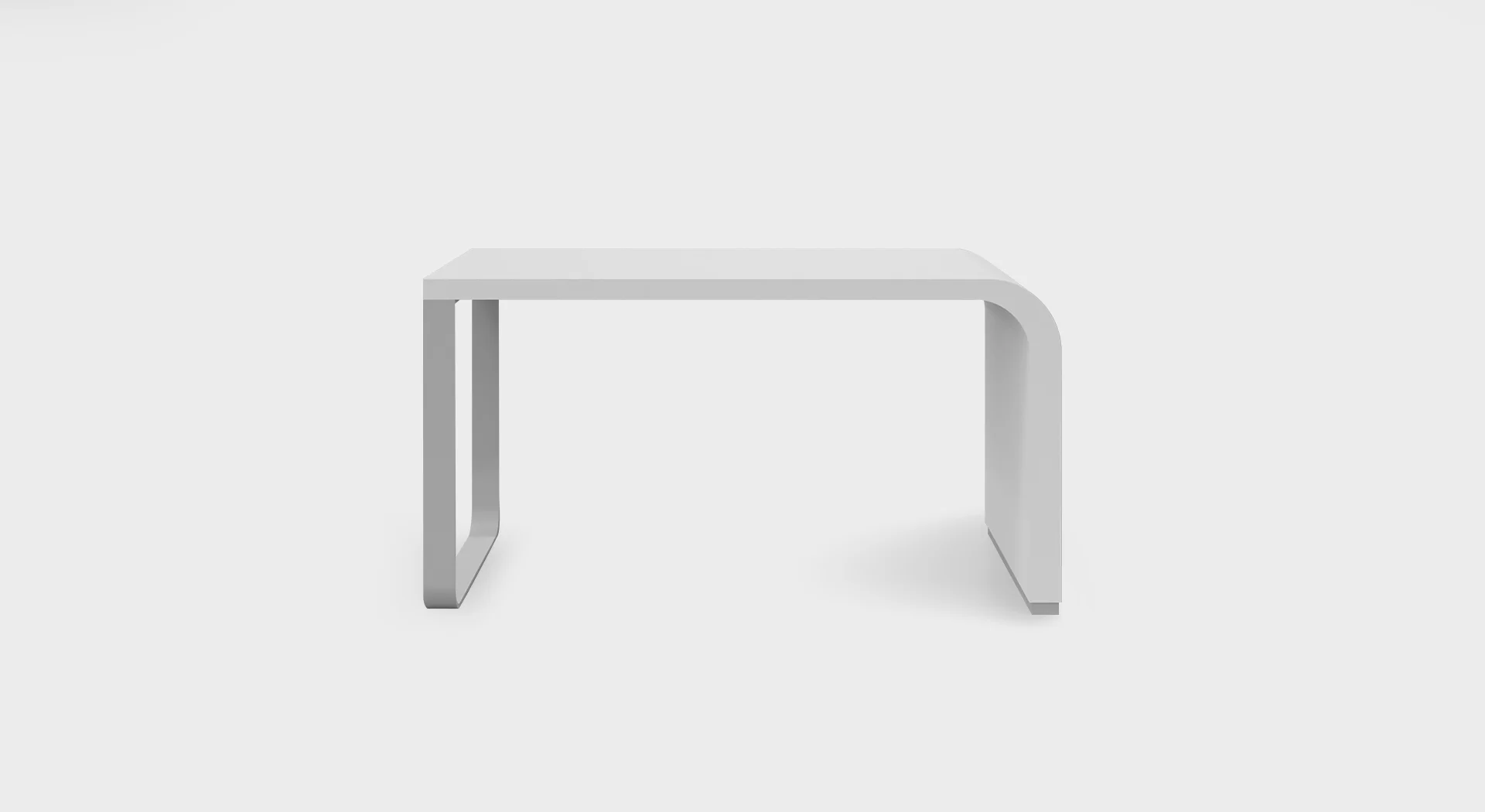 Lapalma Frame P12 rectangular table with white powder-coated aluminum frame and HPL laminate top in white or bleached oak, measuring 160x80 cm and 74 cm high.