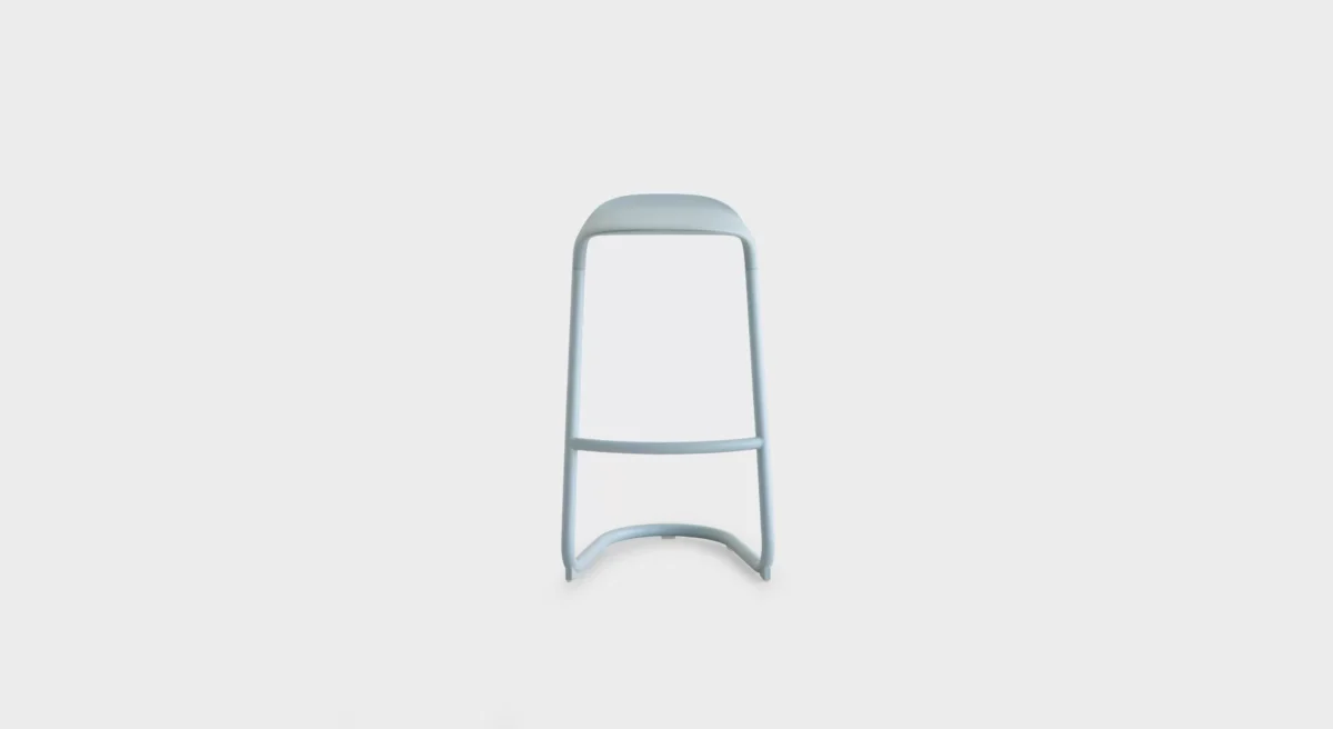 “Lapalma Cross S452 stool in a contemporary office environment, complementing a minimalist desk setup.”