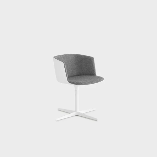“Lapalma S190 chair with gently sloping shell and thin powder‑coated steel legs, showcasing modern Italian design.”