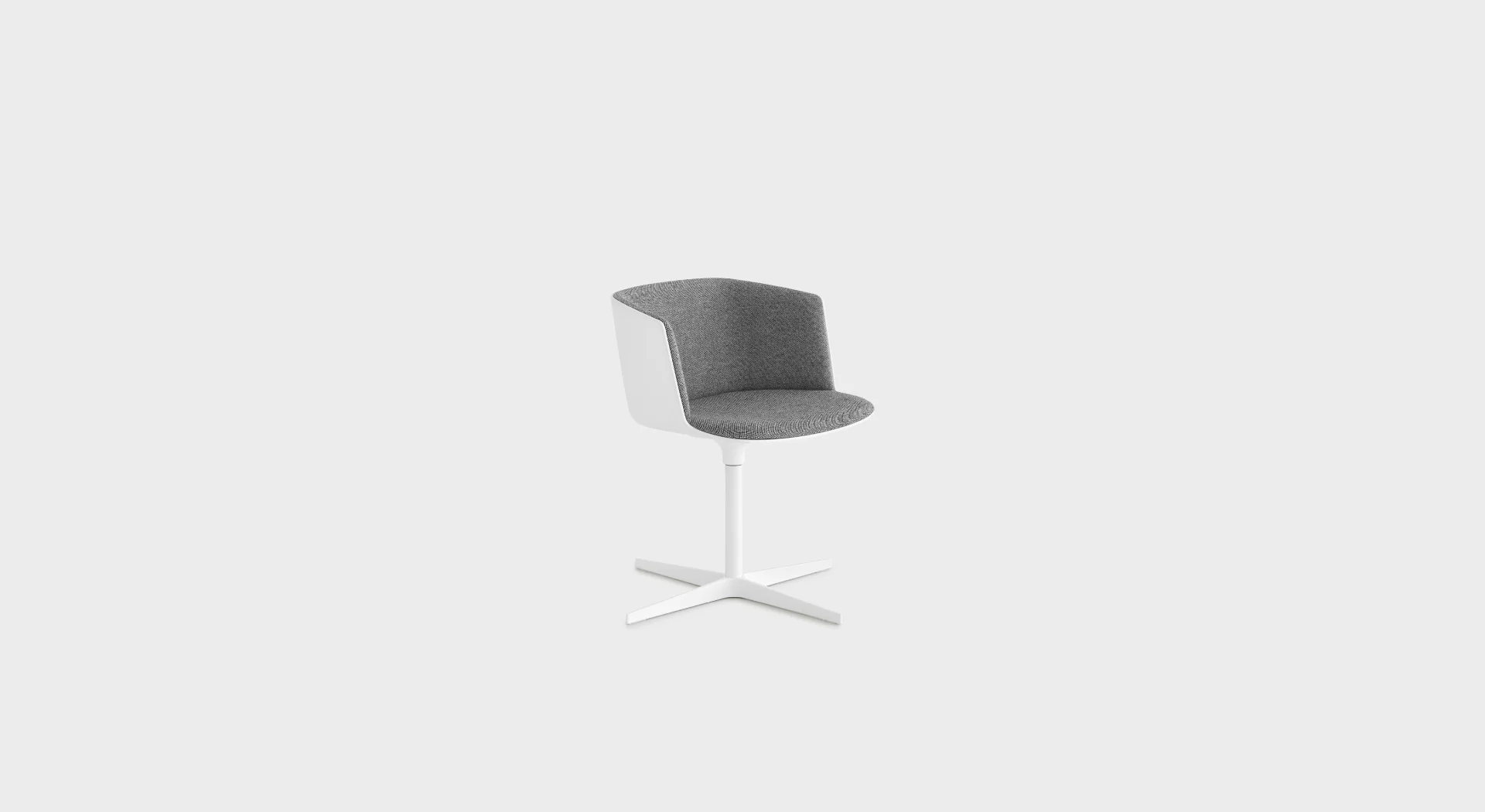 “Lapalma S190 chair with gently sloping shell and thin powder‑coated steel legs, showcasing modern Italian design.”