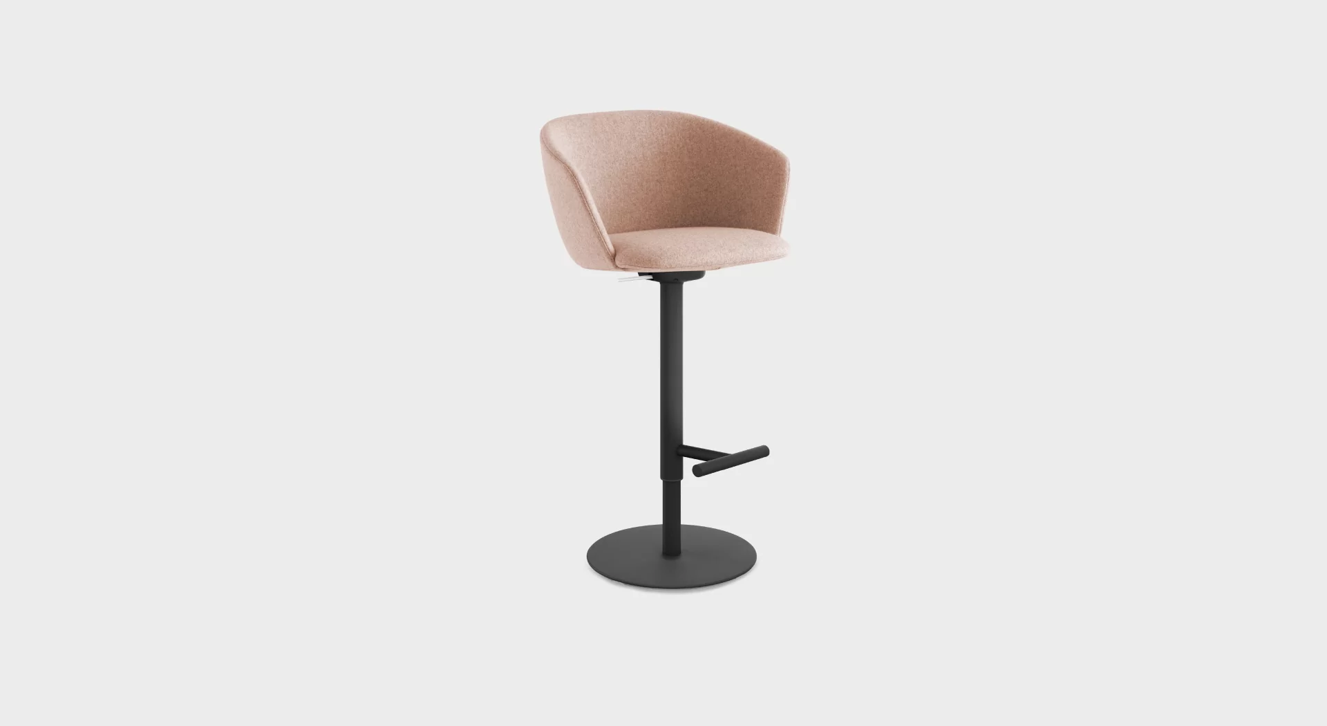 “Side view of Lapalma S471 showcasing its ergonomic shell and clean frame, ideal for modern dining or conference rooms.”