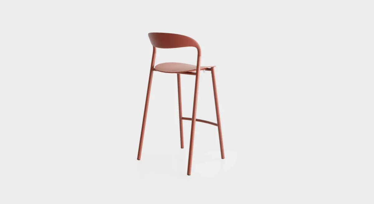 Contemporary design meets functionality in the Lapalma HAWI ES426 outdoor stool, perfect for both residential and commercial settings.