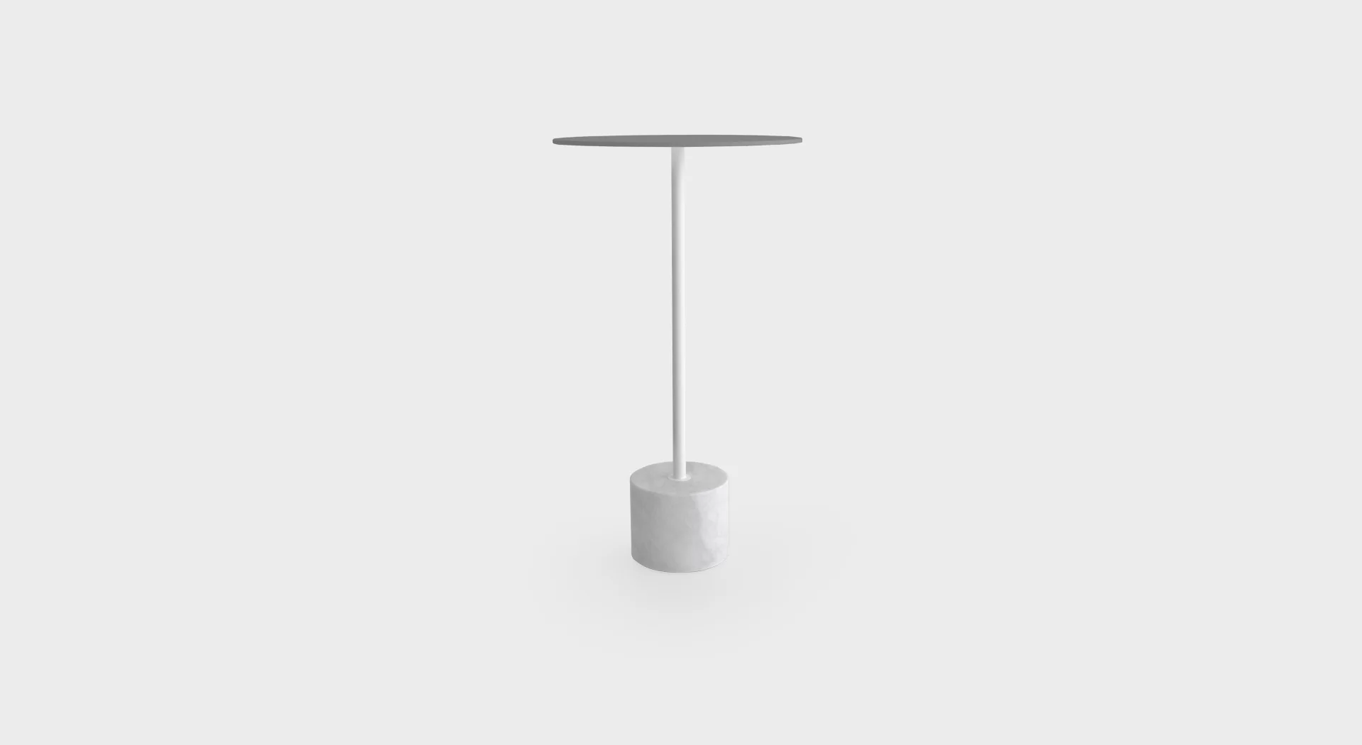 “P383 side table by Lapalma featuring a circular wood top and slender powder‑coated steel legs, perfect for modern interiors.”