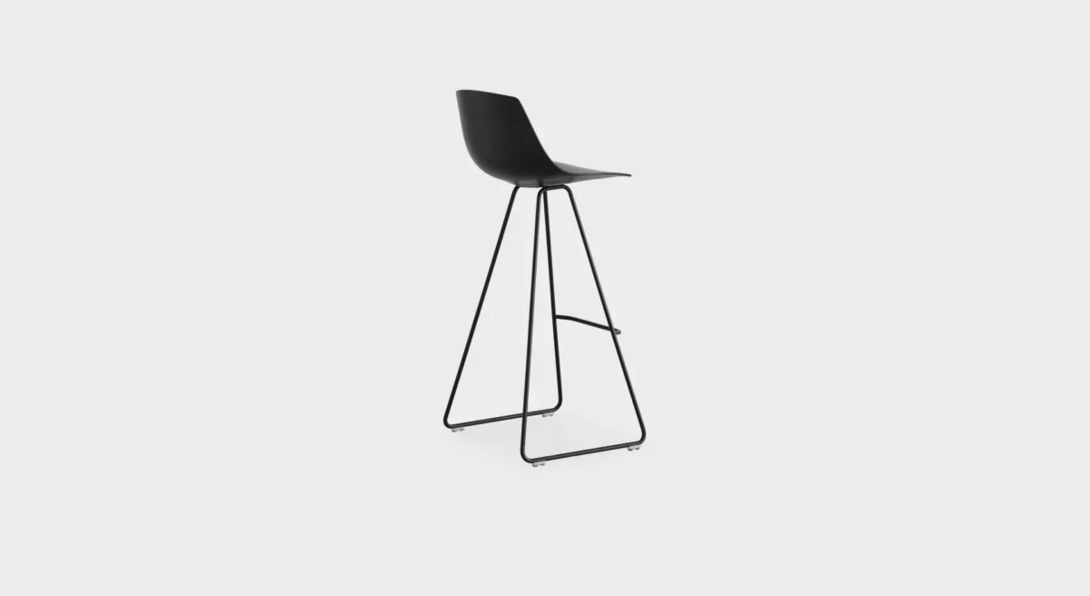 Minimalist H75 stool by Lapalma in neutral tones
