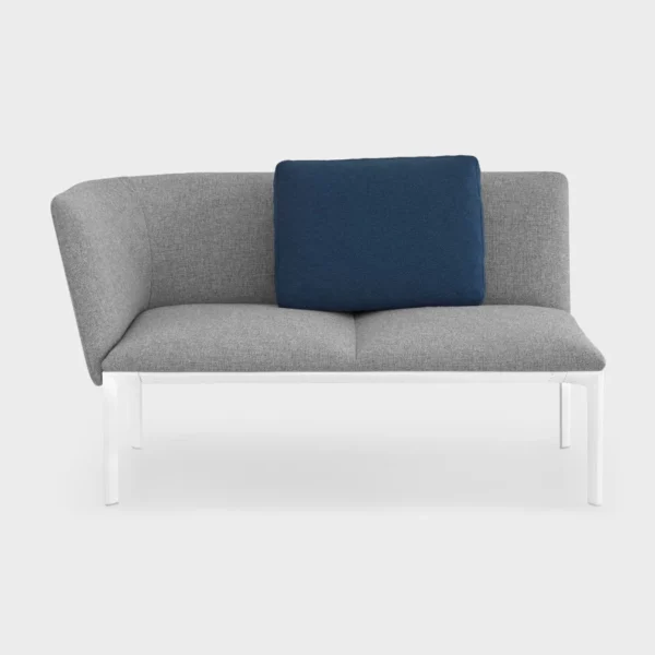 Modern rectangular cushion by Lapalma in sleek fabric, designed for comfort and style in contemporary interiors.