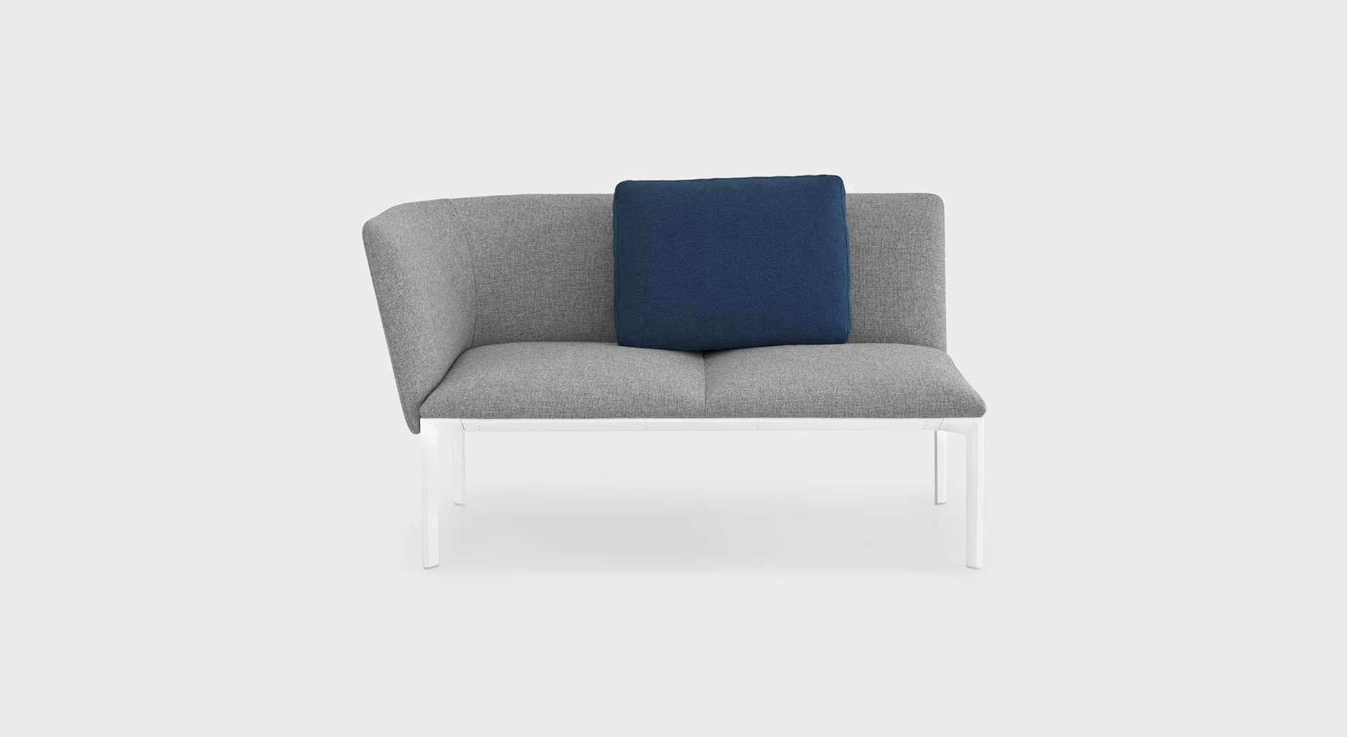 Modern rectangular cushion by Lapalma in sleek fabric, designed for comfort and style in contemporary interiors.