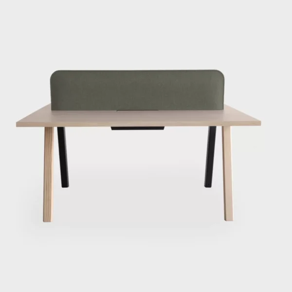 ADD T Square Table by Lapalma featuring a minimalist aluminum frame and HPL Fenix® top, ideal for modern office spaces