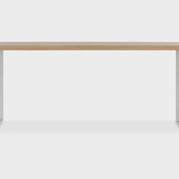 Lapalma Brio H110 high table with minimalist design, matte chrome or powder-coated base, and customizable top finishes.
