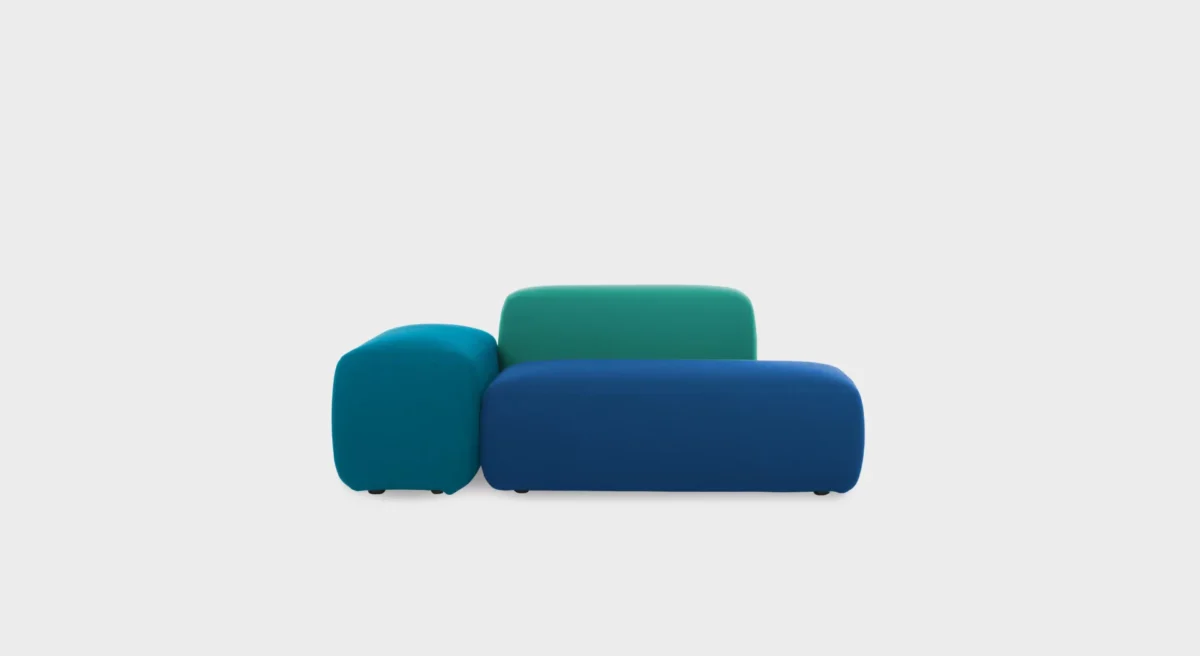 Lapalma Plus Armchair by Francesco Rota, featuring soft, rounded upholstery and modular design for versatile lounge settings.