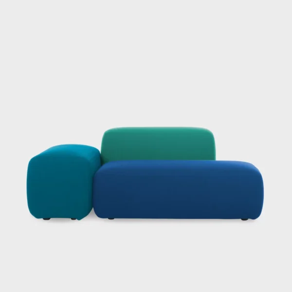 Lapalma Plus Armchair by Francesco Rota, featuring soft, rounded upholstery and modular design for versatile lounge settings.