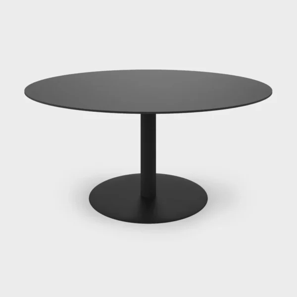 “Lapalma 160 H73 rectangular dining table with natural oak top and slim metal legs, ideal for contemporary dining spaces.”