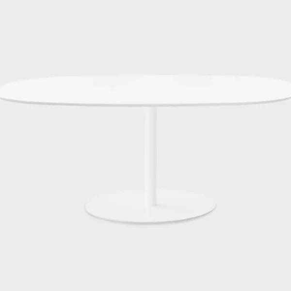 Rectangular dining table with clean lines and slim legs by Lapalma.