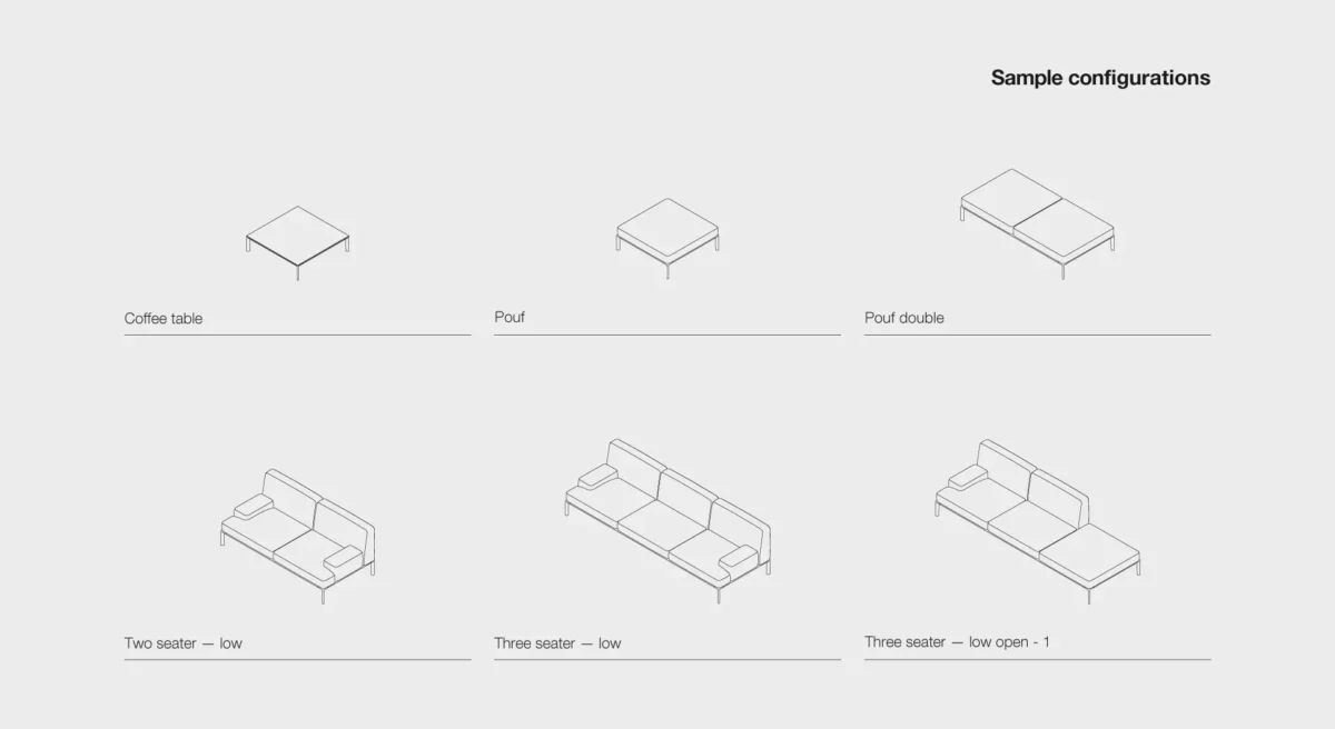 Outdoor Side Table by Lapalma with a durable, minimalist design