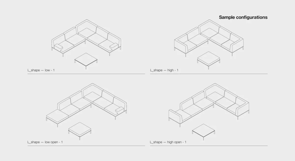Outdoor Side Table by Lapalma with a versatile, contemporary design