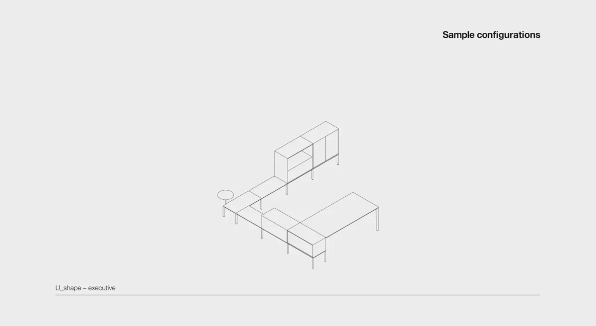 One Workstation by Lapalma with a modern, minimalist design.