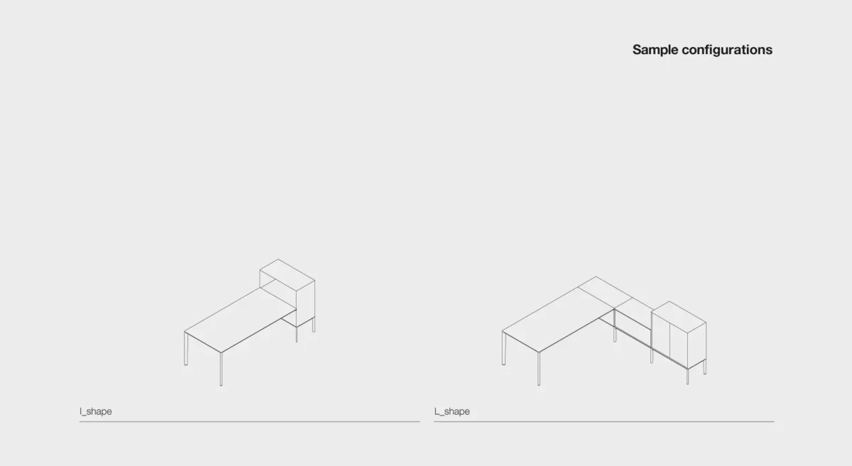 One Workstation by Lapalma with a modern, minimalist design.