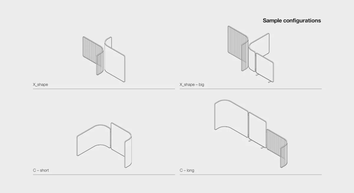 Mixed Shape by Lapalma with a modern, dynamic design.