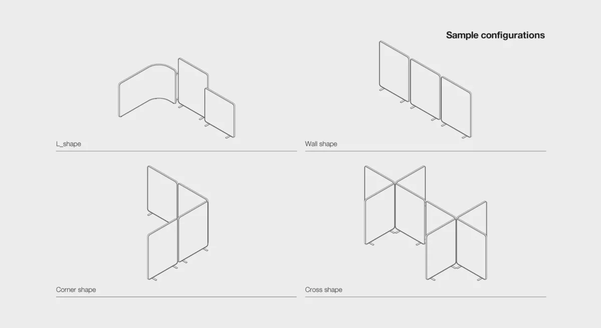 Mixed Shape by Lapalma with a modern, dynamic design.