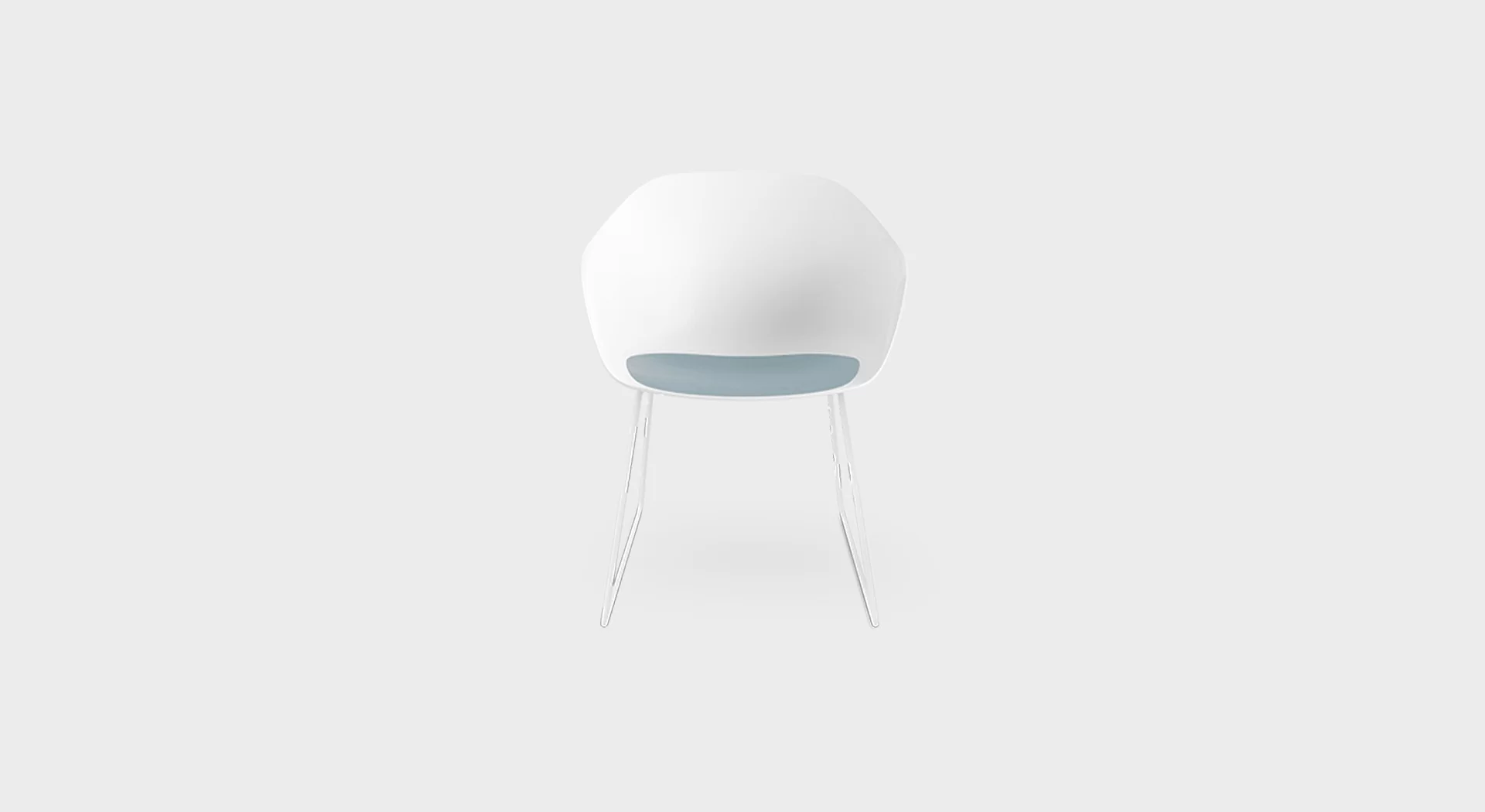 S318 chair by Lapalma with metal frame and wood seat