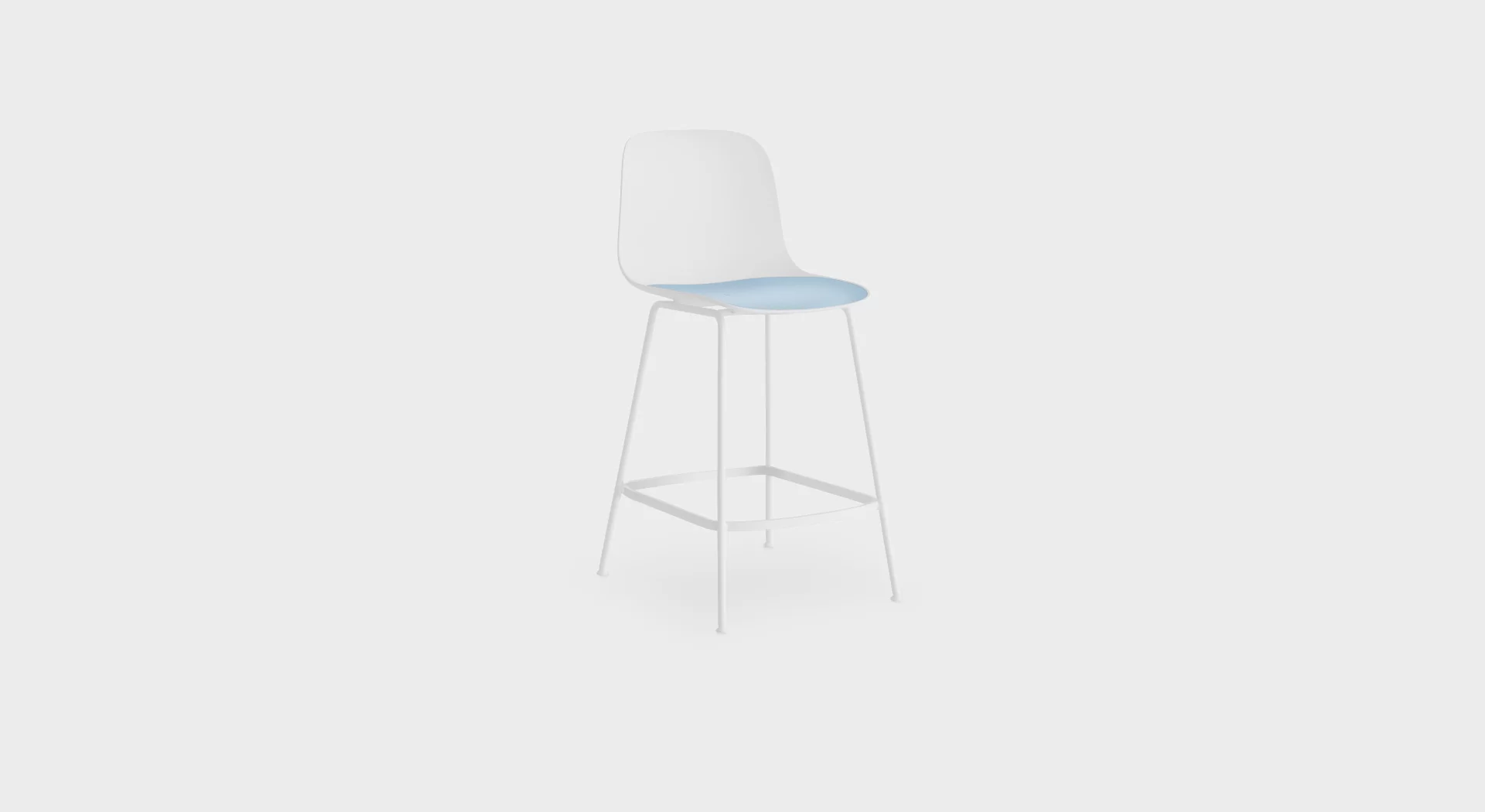 ES322 chair by Lapalma with slim metal base
