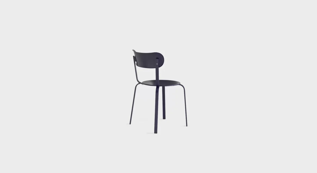 Italian-crafted S48 stool in sleek silhouette