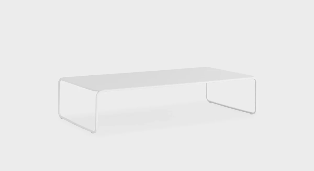 Low rectangular ET56 table with minimalist design
