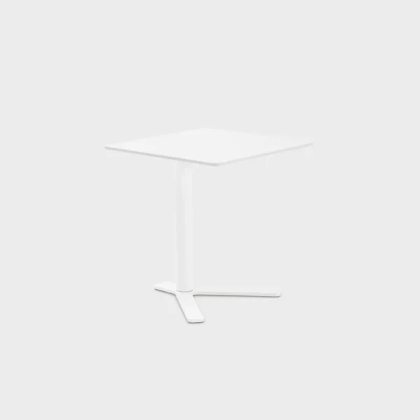 Slim outdoor side table with Y-base and rectangular top by Lapalma