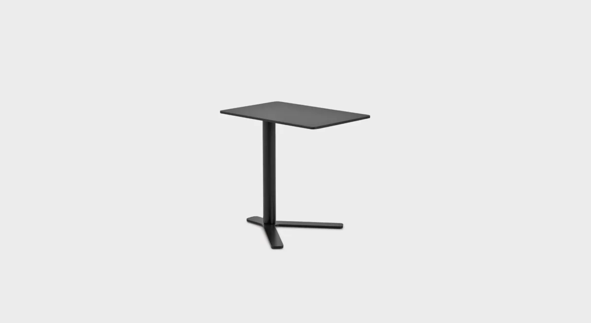 Modern ET80R side table by Lapalma with a minimalist round design, perfect for outdoor lounging areas.