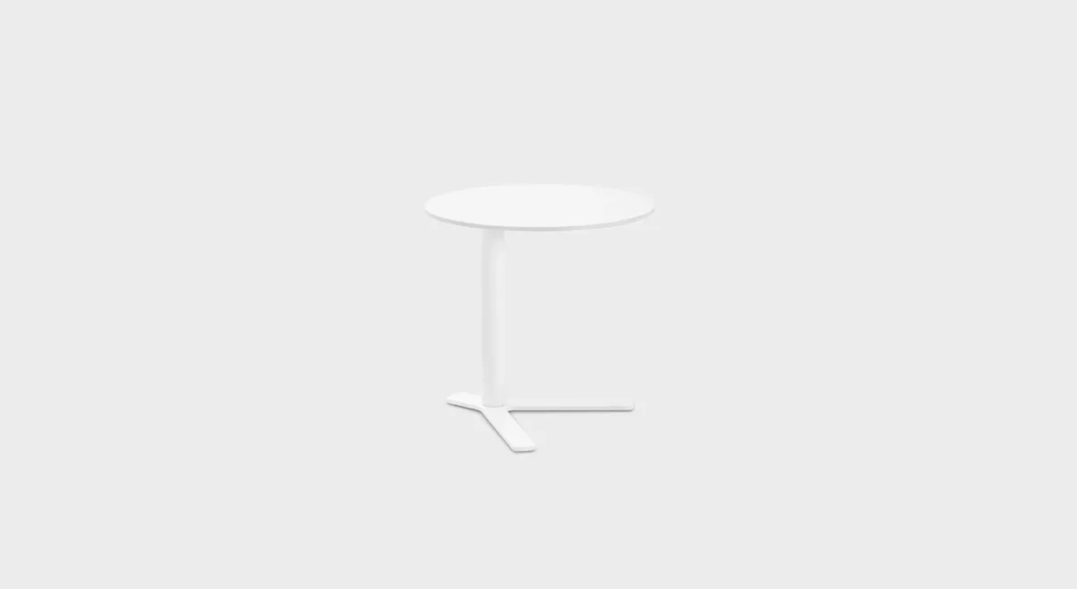 ET80 H50 side table with metal base by Lapalma