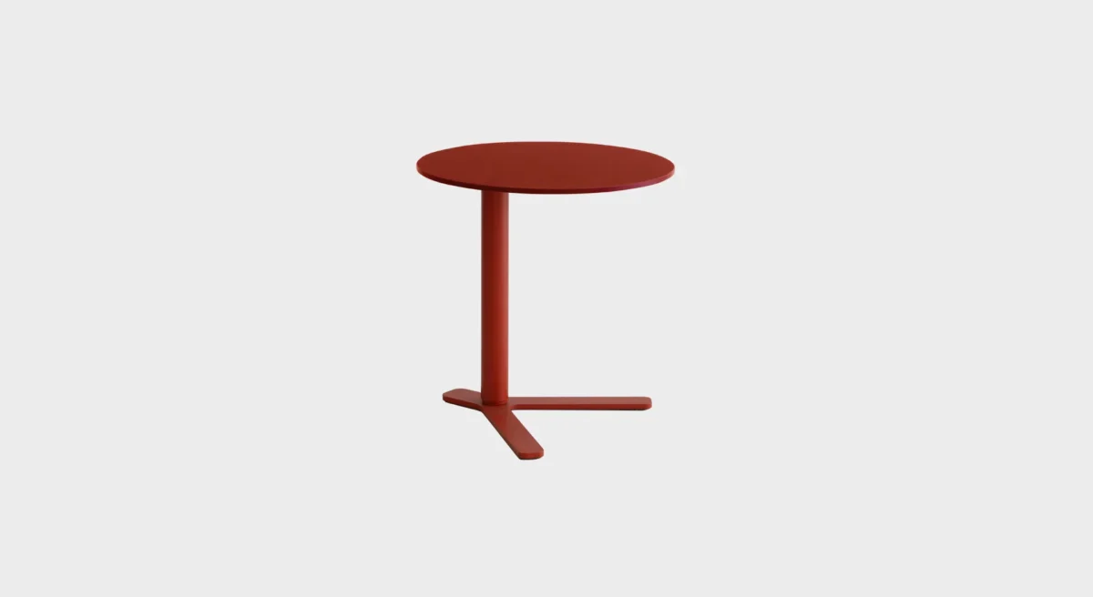 Contemporary Italian side table in matte finish