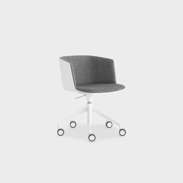 “S188 chair by Lapalma with gently curved seat shell supported by slender powder‑coated steel legs.”