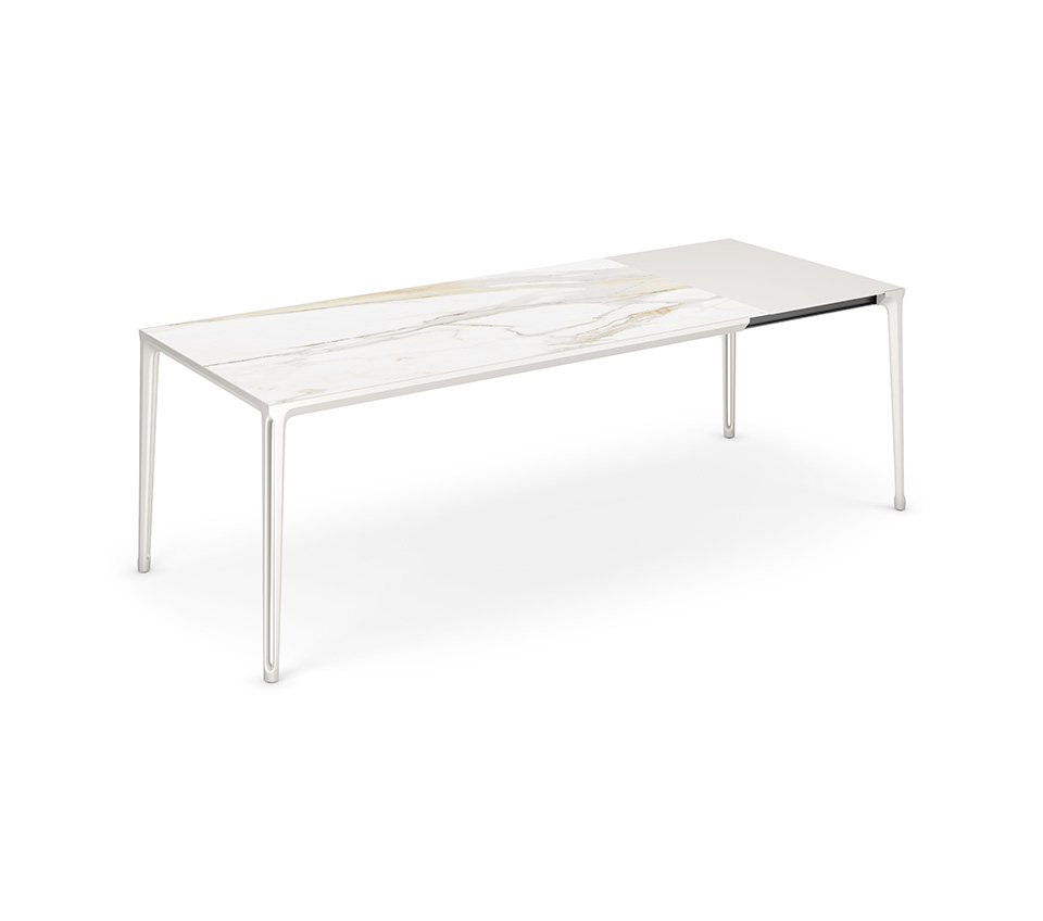 “BOULEVARD Keramik Drive by Cattelan Italia – extendable Italian dining table with elegant ceramic top and sculptural base”