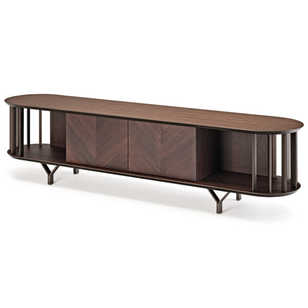 “Cattelan Italia COSTES TV – contemporary media console featuring elegant storage compartments and minimalist design”