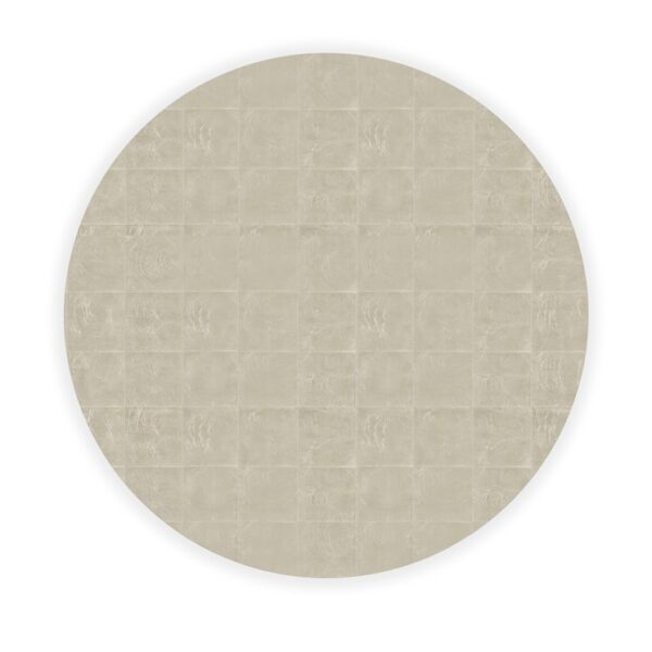 Glamorous cocktail table featuring a circular silhouette and fashion-inspired design details.