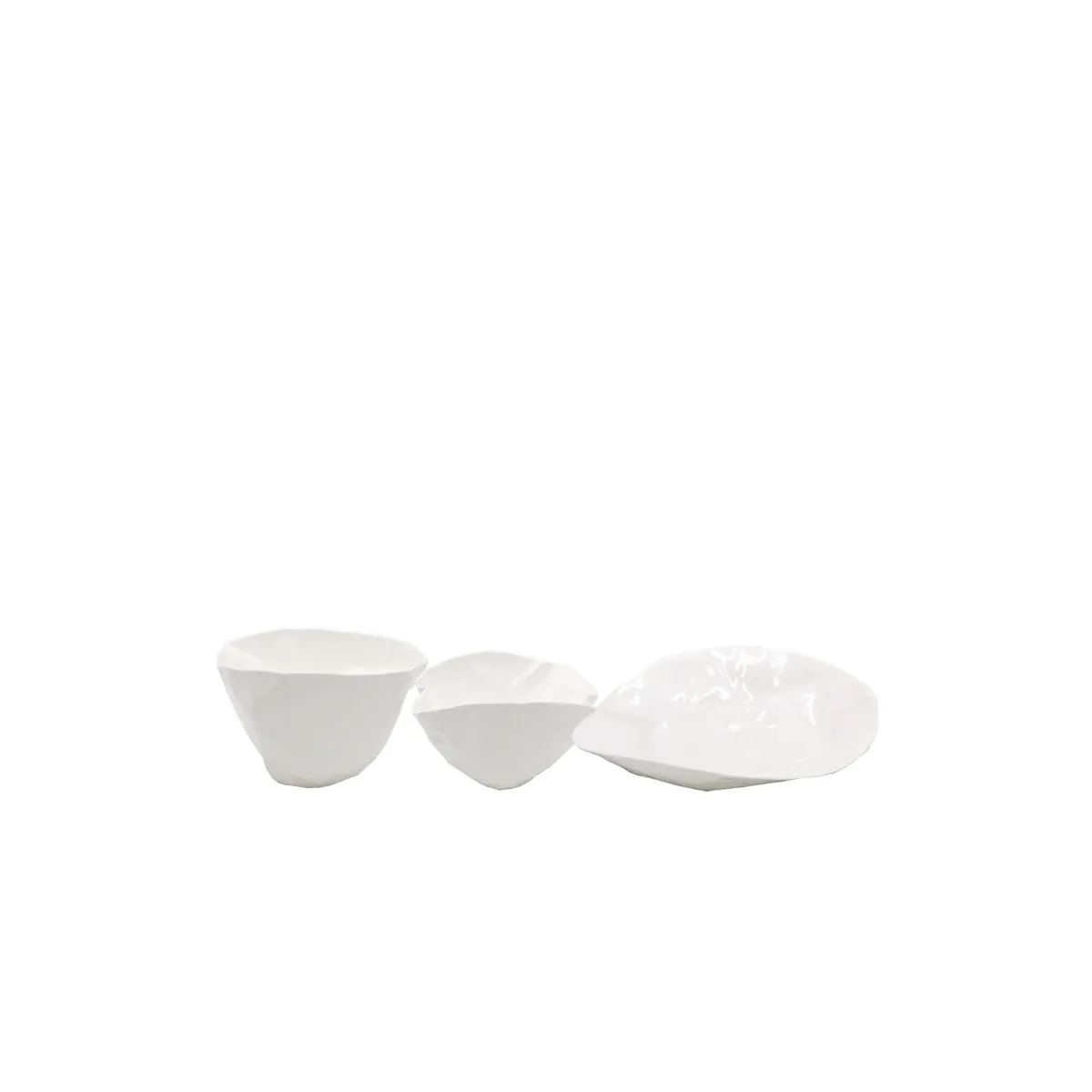 Adelaide bowl set by Driade – modern Italian designer bowls with sculptural shapes and contemporary elegance